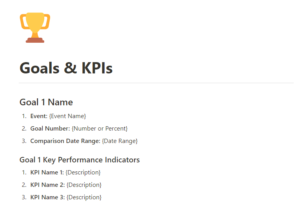 SEO Goals & KPIs