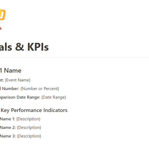 SEO Goals & KPIs