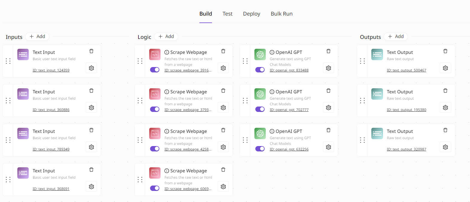 E-com category page app