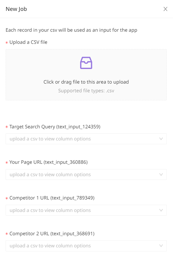E-com category page bulk run